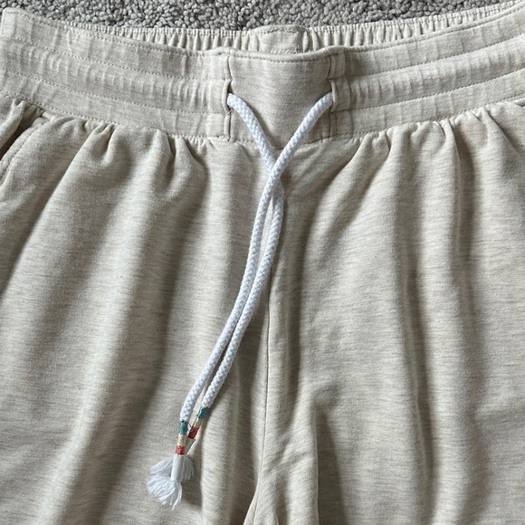 Travis Mathew Women's Beige Cloudscape Athletic Shorts - Picture 5 of 5